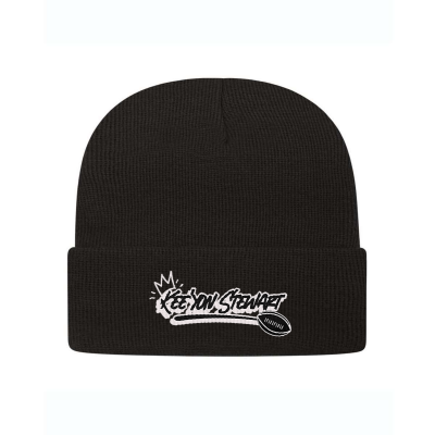 KEE'TON Embroidered Knit Beanie 