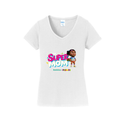 Port & Company Ladies Fan Favorite V-Neck Tee. LPC450V