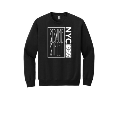 1969 Sesame Street Stamp Adult Crewneck Sweatshirt