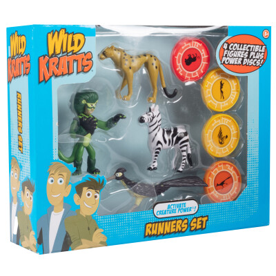 Wild Kratts Runners Action Figure Set - 4 Pack