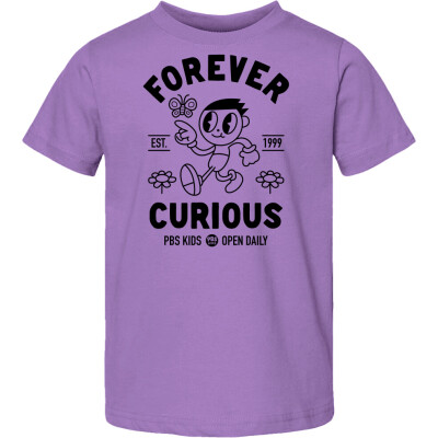 PBS KIDS Forever Curious Toddler Fine Jersey Tee