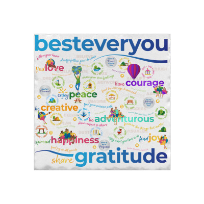 Best Ever You Square Marble Coaster - Set of 2