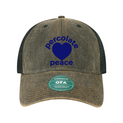 Percolate Peace Old Favorite Trucker Cap - Embroidered