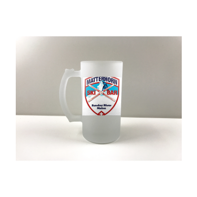 Frosted Glass Beer Stein
