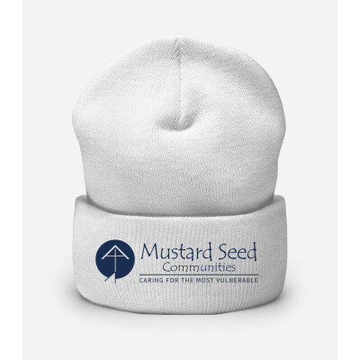 Mustard Seed Communities Embroidered Cuffed Beanie
