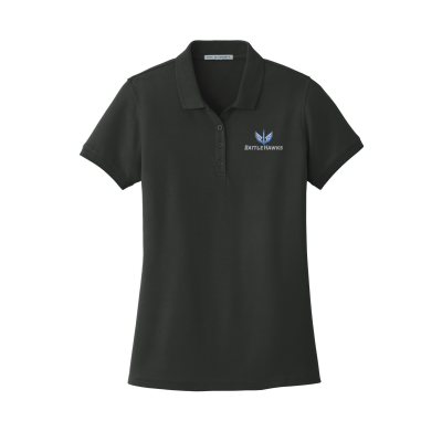 Battle  Hawks Ladies Embroidered Classic Pique Polo