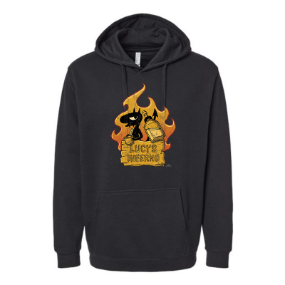 Luci's Inferno Distressed Print - Basic Unisex Hoodie