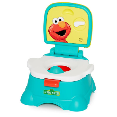 Sesame Street Elmo Hooray! 3-in-1 Potty Chair / Toilet Trainer / Step Stool