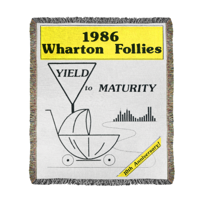 Yield To Maturity Follies  Program Woven Throw Blanket  (60" x 50")