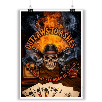 OTA Born in Fire * Forged in Sound Standard Poster: 23.4" x 16.5"