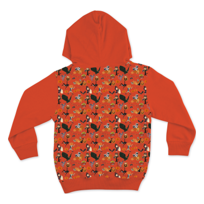Wild Kratts Halloween Pattern Orange Hoodie - ADULT UNISEX