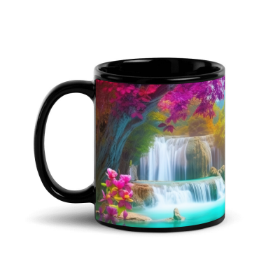 Black Glossy Mug