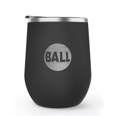 12oz Laser Engraved Wine Tumbler