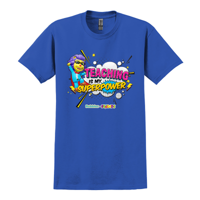 Bubbles and Friends - Teacher appreciation Lionstein Superpower  Adult T-Shirt
