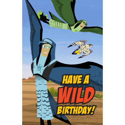 Wild Kratts "Happy Birthday Awesome Friend" Greeting Card