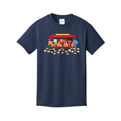 Neighborhood Trolley & Friends Youth T-Shirt
