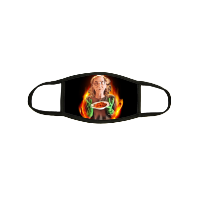 Child's Sublimated Bruce Baum w/Hot Peppers Mask
