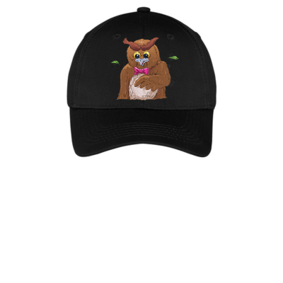 Lawrence the Owl Embroidered Youth Six-Panel Twill Cap
