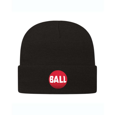 Embroidered Knit Beanie 
