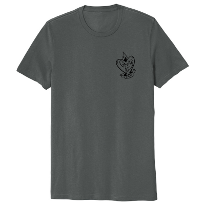 Gnar AF DAO B&W Logo Organic Cotton Tee GnarFather