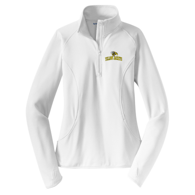 Yellow Jackets Ladies Embroidered Stretch 1/4-Zip Pullover