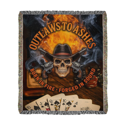 Outlaws to Ashes Woven Blanket - Medium (60" x 50")