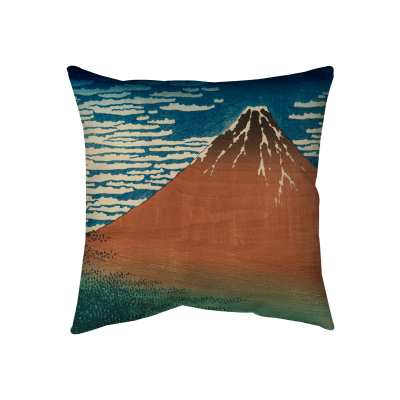 「A Mild Breeze on A Fine Day」 Throw Pillow - Two-Sided Spun Polyester (Insert included) - Assorted Sizes (14x14, 16x16, 18x18, 20x20, 26x26)