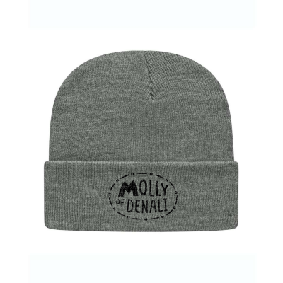 MOLLY OF DENALI Black Logo Beanie
