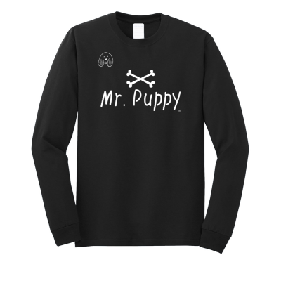 Mr Puppy Bones LS Tee (front print)