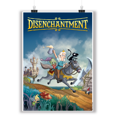 Disenchantment Part 1 Key Art Poster:  Size A1 (23.4" x 33.1")