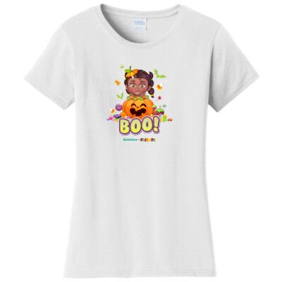 Bubbles and Friends - Halloween Collection Izzi Womens T-Shirt
