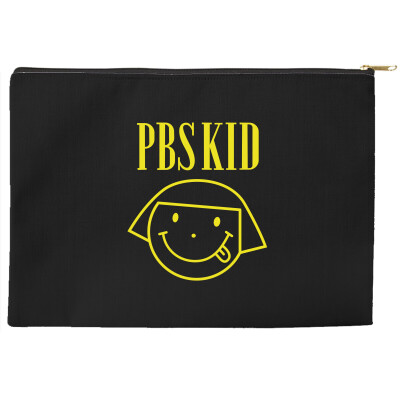 PBS KIDS Smile Accessory Pouch with Black Zipper - 8.5" x 6"