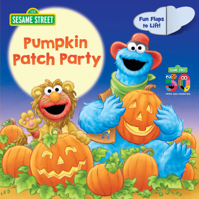 Sesame Street Pumpkin Patch Party – A Halloween Lift-the-Flap Board Book