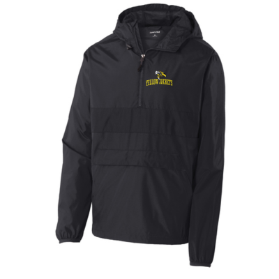 Yellow Jackets Embroidered Zipped Pocket Anorak