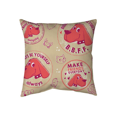Clifford Pattern Throw Pillow (Insert Included)