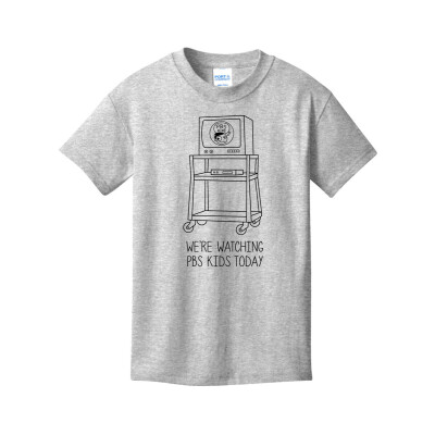 "Watching PBS KIDS" Youth Core Cotton Tee