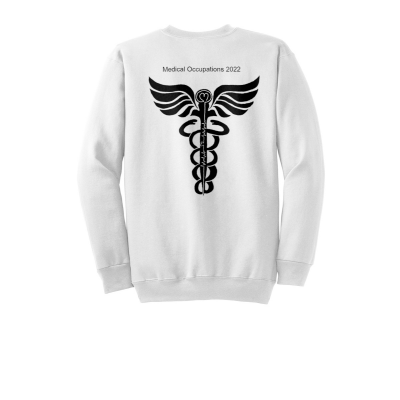 Medical Occupations 2022  Crewneck, Black Logo