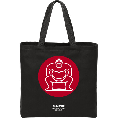 Sumo Red Circle Tote Bag