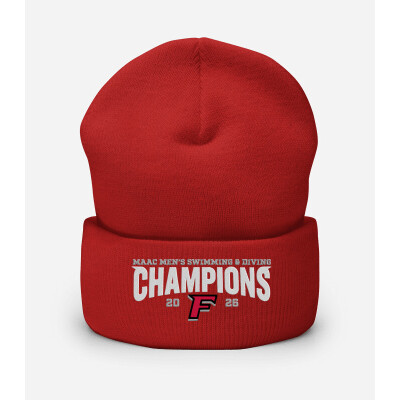 Fairfield University - 2026 Men's Swimming & Diving Champions Beanie