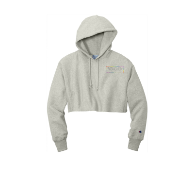 My God Is Cropped Cut-Off Hooded Sweatshirt 2