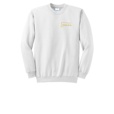 The Square Root of Possible Unisex Fleece Crewneck Sweatshirt