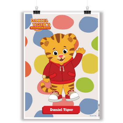 Daniel Tiger Portrait Poster (23.4" x 16.5")