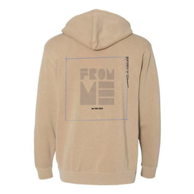 "From Me" Collection - Unisex Midweight Pigment-Dyed Hooded Sweatshirt or Similar