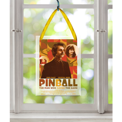 Pinball Official Film Poster Glass Ornament - Rectangle (Portrait 4" x 3")