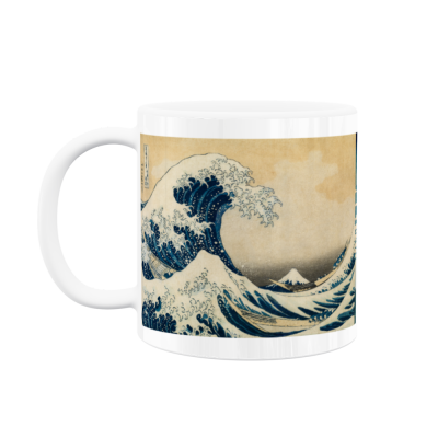 Hokusai Artworks 11oz White Ceramic Mug