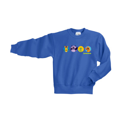 Donkey Hodie and Friends' Faces Youth Crewneck Sweatshirt