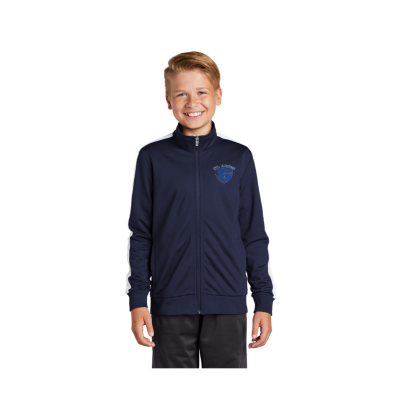 Sport-Tek ® Embroidered Youth Tricot Track Jacket