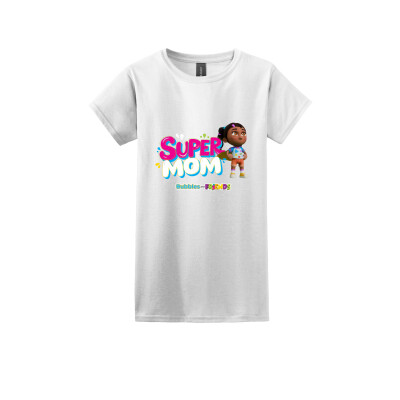 Bubbles & Friends Mothers Day SuperMom Women's T-Shirt