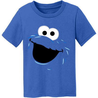 Cookie Monster Face Toddler T-Shirt