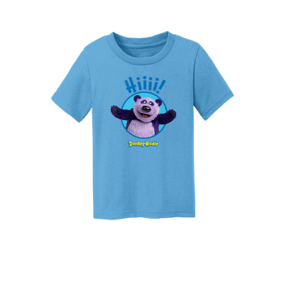 Donkey Hodie Hiiii! Purple Panda Toddler T-Shirt